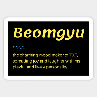 Definition of Beomgyu TXT Sticker